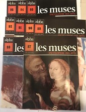  Lot 7 magazines / revues alpha les muses n°87 à 93  EN TRES BON ETAT
