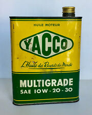 ANCIEN BIDON D'HUILE YACCO -