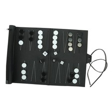 Ensemble De Backgammon En Cuir