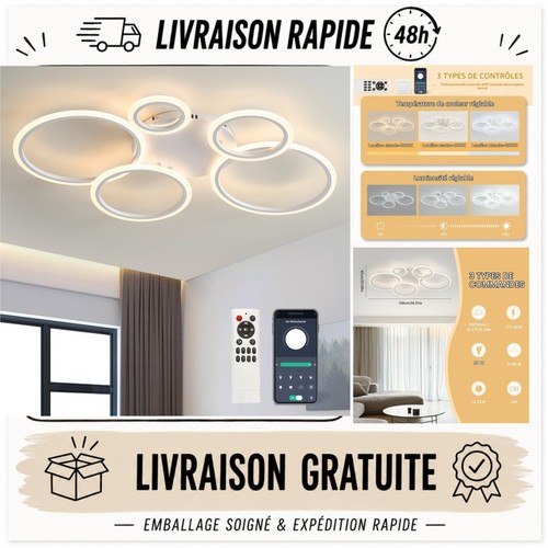 Plafonnier led 100 dimmable - led, cm
