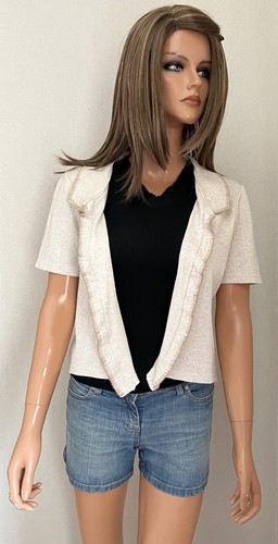 Gilet veste beige manches