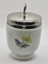 CUIT OEUF ROYAL WORCESTER PORCELAINE MADE IN ENGLAND DÉCOR  Fleurs