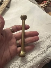 French Bronze Pestle 1800s Bronze HEAVY 4½” Grinder Mixer Apothecary Pharmacy