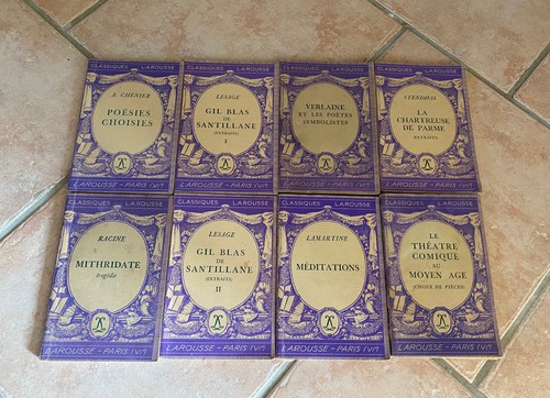 Lot classiques larousse - lot, 8