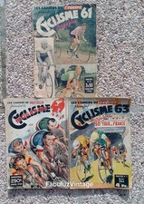 LOT DE 3 MAGAZINE LES CAHIERS DE L'ÉQUIPE CYCLISME 1959/1961/1963 TOUR DE FRANCE