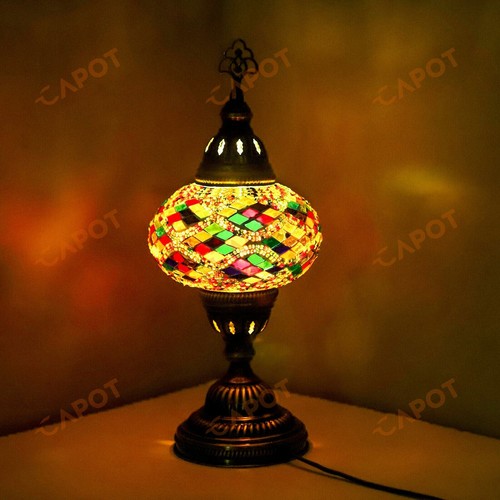 Lampe bureau mosaïque - lampe, de