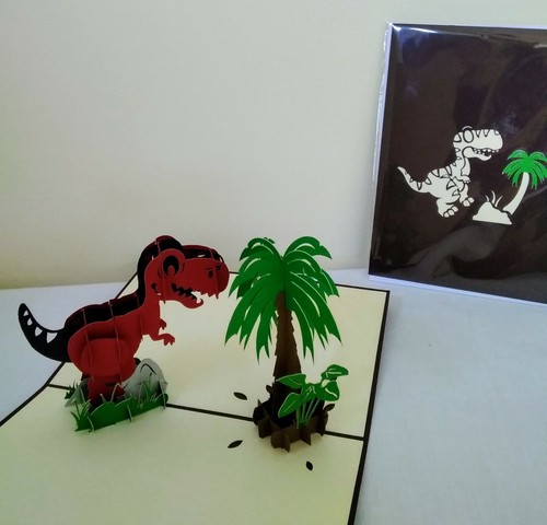 Carte voeux pop 3d - carte,