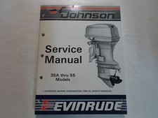 1987 Johnson Evinrude 35A Thru 55 Modèles Service Réparation Atelier Manuel OEM