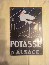 Tôle publicitaire Potasse d'