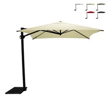 Parasol déporté carré