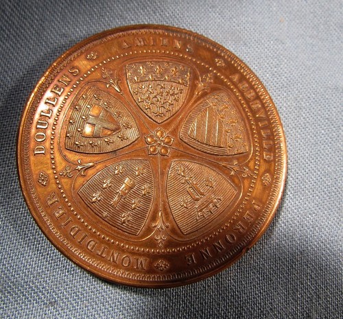 Médaille bronze société - médaille, en