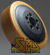 ROUE MOTRICE VULKOLLAN LINDE 230 75 mm PIECES TRANSPALETTE T16 T18 T20 N°1152 