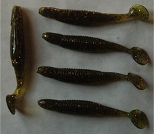 Leurre souple Minnow jaune 9cm 6g peche perche sandre black bass bar brochet