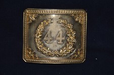 PLAQUE DE CEINTURON Mle 1845 OFFICIER TAMBOUR MAJOR-2° EMPIRE NAPOLEON III-1870