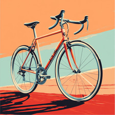 Autocollant mural autocollant vélo de route vélo autocollant mural 18 x 18 cm...