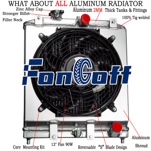 Radiateur shroud fan pour - radiateur,