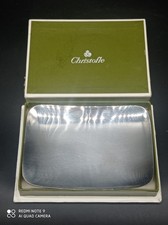 Coupelle , vide poche  en métal argenté CHRISTOFLE collection GALLIA + boite .