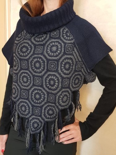 Poncho tricoté max - poncho,