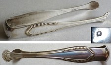 Pince à sucre en métal argenté Fin 19e siècle ou début 20e