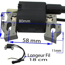 Piece bobine allumage 58 mm generateur  Electrogene Generateur Moteur 4 Temps