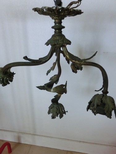 Ancienne monture lustre en - de,