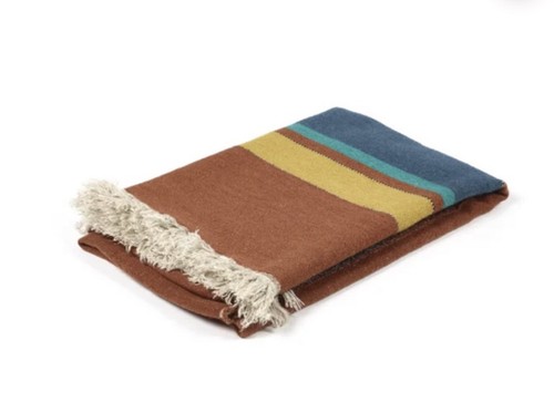 Libeco redwood stripe throw - libeco, 55