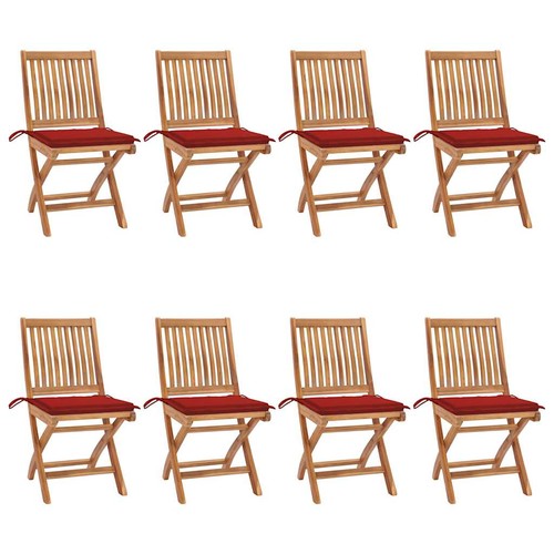 Lot chaises pliables de - 8,
