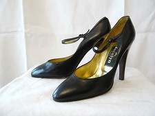 Escarpins avec bride "Noir" Italie -- JOCELYN Paris  -- T. 40