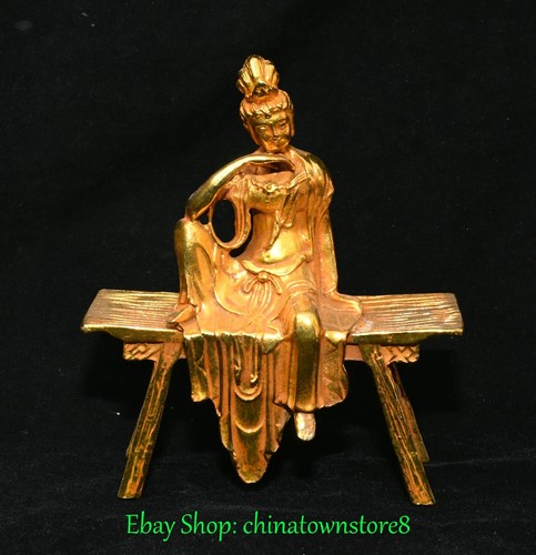 Old tibet bronze sit - 5.1'',