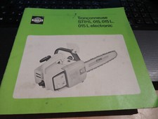 Notice manuel Tronçonneuse Stihl 015 , 015L , 015L Electronic