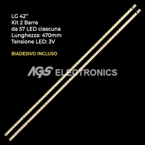 Kit barres tv led - 2, 57