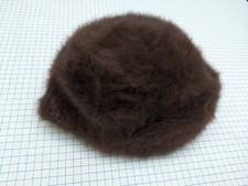 Chapeau Angora Laulhère Mode Vintage couture Fourrure véritable Ancienne Chapea