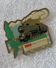 Pin’s Train SBB CFF FFS C 5/6 Railways Chemin De Fer Fédéral Suisse Locomotive