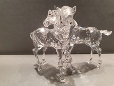 CRISTAL FIGURINE SWAROVSKI FOALS 10 CM 627 637 / 7612 000 003