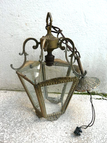 Ancien lustre suspension - lustre,