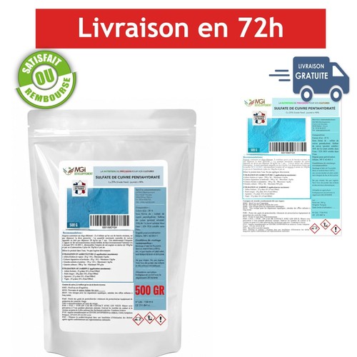 Sulfate cuivre - sulfate, de