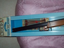 carabine nordy crosse bois metal 2 coups avec 4 flechettes à ventouse