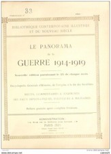 Panorama 1914 n°33 Guerre