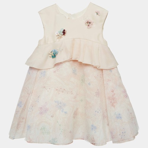Robe plissée soie rose - plissée,