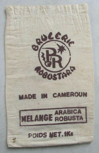 Sac toilé vide - , brûlerie