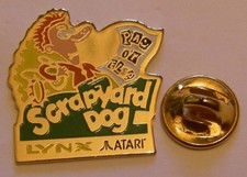 ATARI LYNX SCRAPYARD VIDEO GAME vintage pin badge