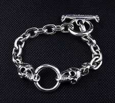 Bracelet homme motard chaîne