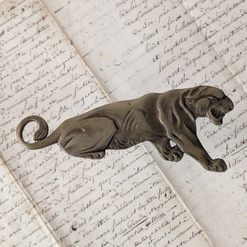 Panthère bronze art déco - panthère,
