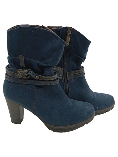Tamaris bottines femme bleu - femme,