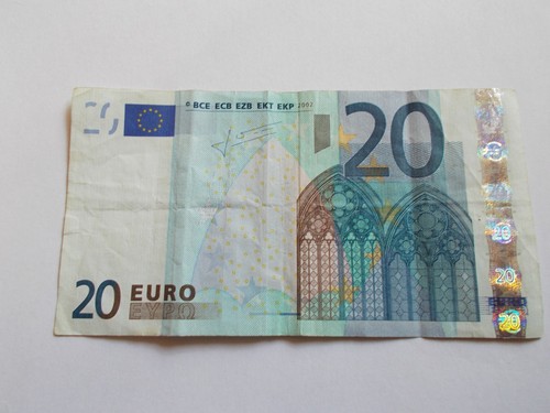 Billet euros de 2002 - billet,