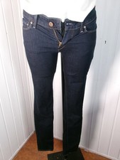 Pantalon jean taille basse bleu brut stretch Levis skinny demi curve W25 34/36