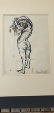 CLAUDE WEISBUCH DESSIN CRAYON