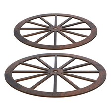  Lot de 2 roues de chariot