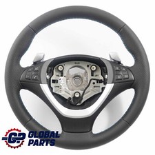 BMW X5 E70 LCI X6 E71 NOUVEAU Volant Sport en Cuir Noir Palettes 