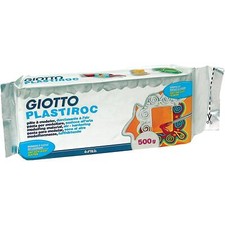 [Ref:685100] GIOTTO Pâte à modeler autodurcissante Plastiroc Pain de 500g